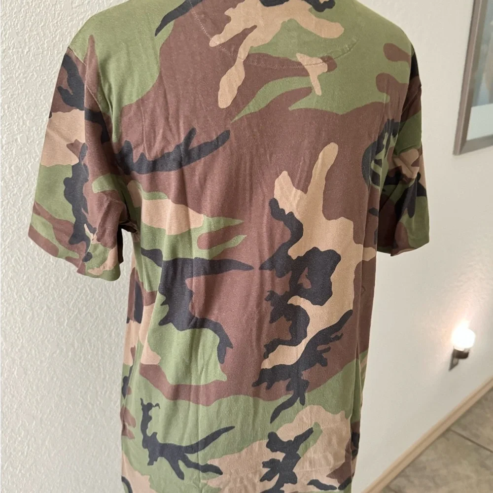 Polo Ralph Lauren Shirt Camouflage Short Sleeve Pocket ‎ Cotton Youth Size 14-16